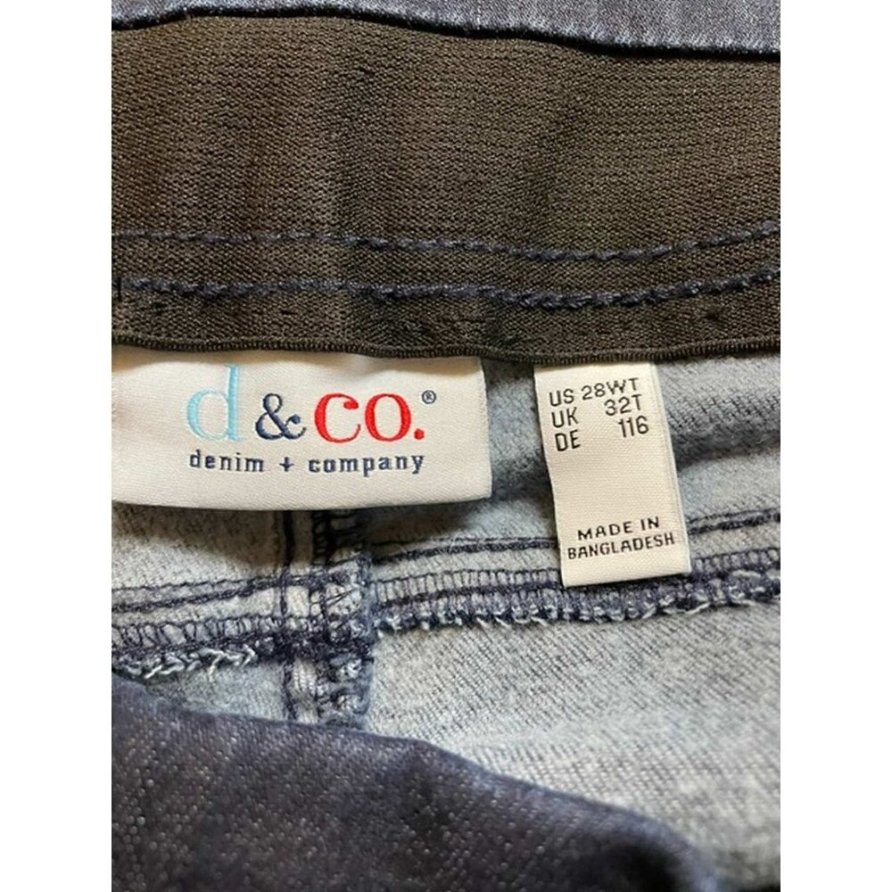 Denim & Co. Cozy Touch Denim Regular Pull On Jeggings 28 TALL (866) - Picture 3 of 6